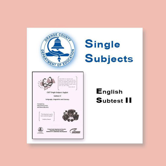 English - Subtest II Language/Linguistics/Literacy 