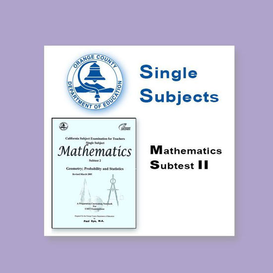 Mathematics - Subtest II Geometry/Statistics/Probability 