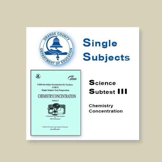 Science - Subtest III Chemistry Concentration